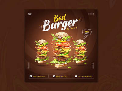 Social media post-instagram post advertising design branding facebook ads food menu graphic design instagram post restaurant banner social media