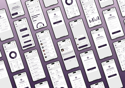 Campaign Management Mobile App ui/ux design ai app campaign campaignmanagement chatbot design graph graphic design influencer management mobile mobileapp socialmedia stat statistics ui userflow ux