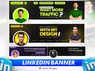 LinkedIn Banner & Cover Design banner design branding business banner clean design corporate branding corporate design cover design creative design design graphic design header design linkedin linkedin banner linkedin cover marketing design minimalist design personal branding professional design profile banner social media design