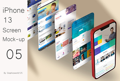 iPhone 13 Screen Mock-up 05 iphone 16