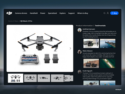 Testimonials dailyui design dji dji website figma testimonial testimonials testimonials page ui design ui design challenge ui design exploration ui designer ui explore ui ux design ui ux designer web design web designer web page website website designer