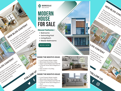 Klaviyo Real Estate Email Template Design adobe photoshop branding canva design digital marketing email template illustration klaviyo mailchimp ui