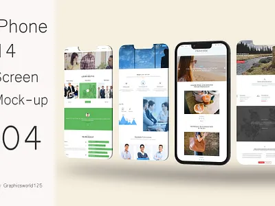 iPhone 14 Screen Mock-up 04 iphone 16