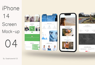 iPhone 14 Screen Mock-up 04 iphone 16