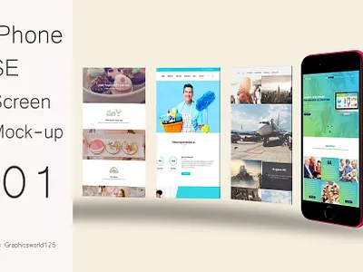 iPhone SE Screen Mock-up 01 iphone 16