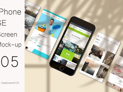 iPhone SE Screen Mock-up 05 iphone 16