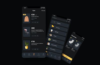 E-commerce app concept