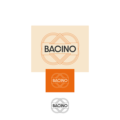 Bacino Logo awesome branding design graphic design logo minimalist retro vector