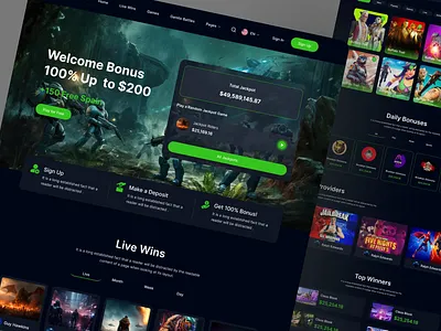 Game website design branding design game game design graphic design illustration landing page logo ui ui design uiux visual design website website design