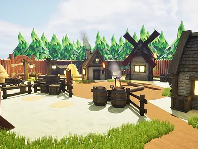 Fortress 3D 3d 3d modeling design unreal engine