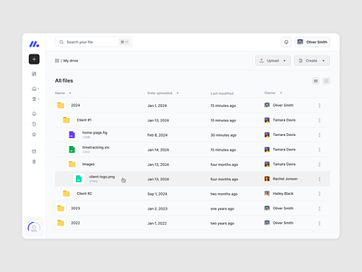 File and asset management clients daily dailyui dashboard design ecommerce figma files filter folder graphic design illustration minimal saas settings table tabs ui uidesigner upload