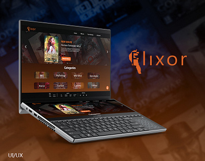 Flixor | UX/UI Design brand branding design graphic design logo ui ux website