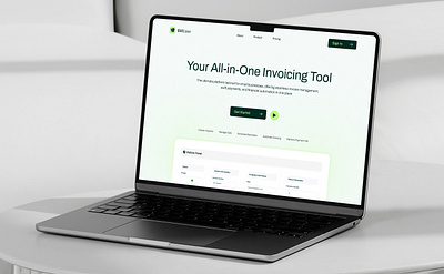 BillEase - SaaS Invoicing Platform Landing Page fintech landing page landing page product design product landing page saas design saas landing page ui ui design ui ux ux design web app design web landing page