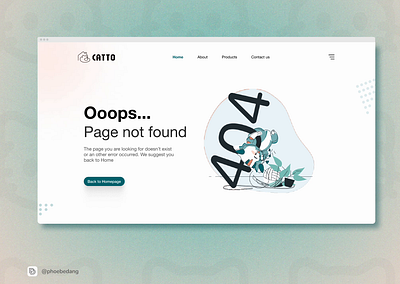 Daily UI 008 - 404 Page 404page daily ui dailyui design motion ui website design