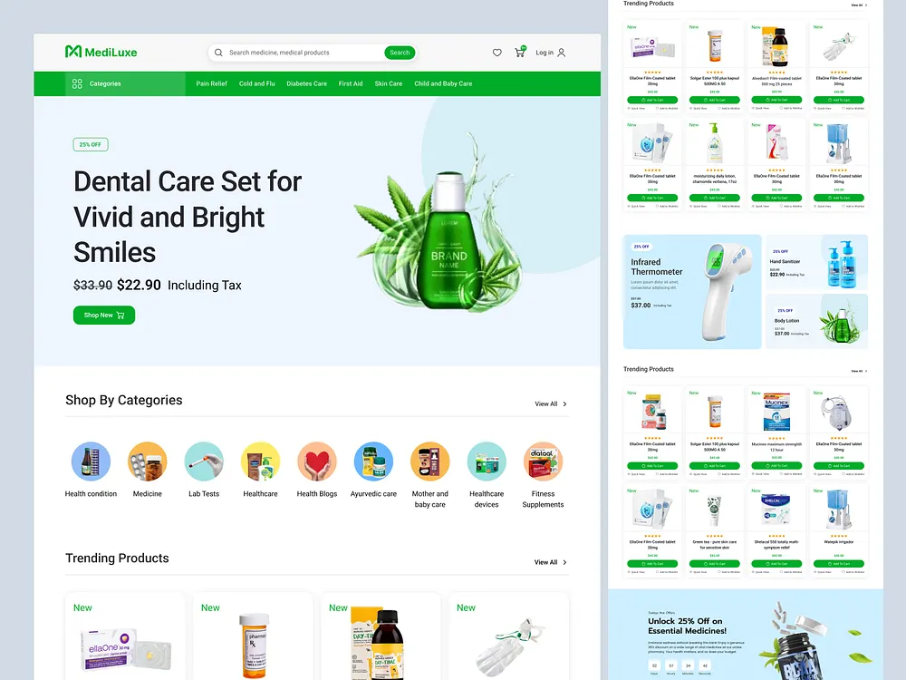 Pharmacy Website Design designs, themes, templates and downloadable ...