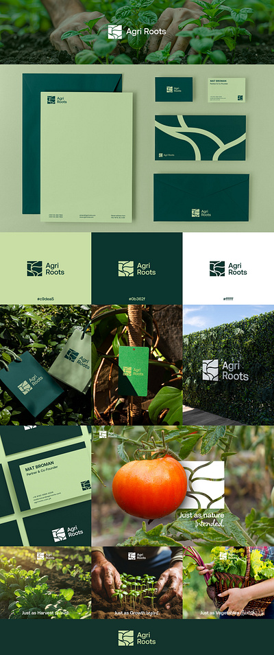 Agri Roots advertising agriculture branding artwork branding clean design environmental friendly graphic design latest trend logo marketing mockup stationary stationary designer timeless trendy design