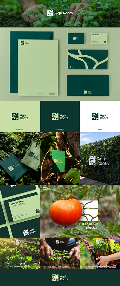 Agri Roots advertising agriculture branding artwork branding clean design environmental friendly graphic design latest trend logo marketing mockup stationary stationary designer timeless trendy design