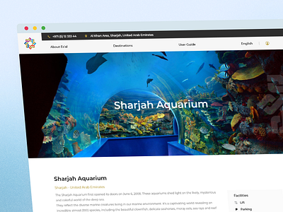 Visit Sharjah - Website Design ai branding design graphic design illustration location design location page logo minimal typography uae best design uae design uae website ui ui design vector visit sharjah web design website