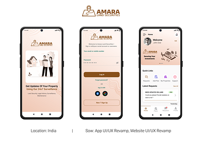 Property Management App figma land mobile app property management ui ux