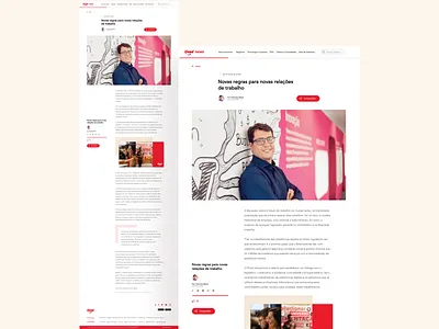 iFood News blog design digital design discovery ifood mvp news product responsive ui ux