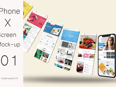 iPhone X Screen Mock-up 01 iphone 16