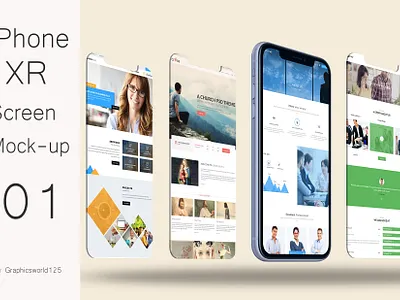 iPhone XR Screen Mock-up 01 iphone 16