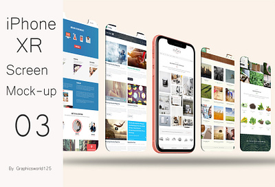 iPhone XR Screen Mock-up 03 iphone 16