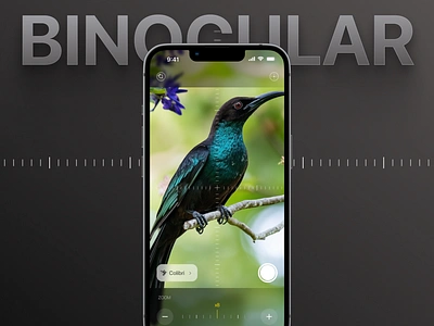 Binocular App Design app appdesign apple application binocular ios ui ux zoom