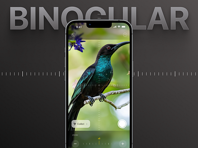 Binocular App Design app appdesign apple application binocular ios ui ux zoom