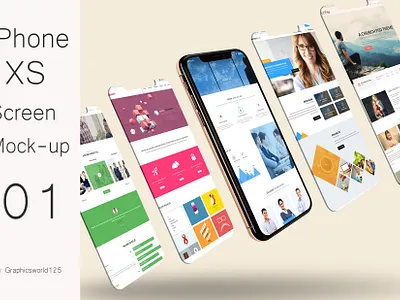 iPhone XS Screen Mock-up 01 iphone 16