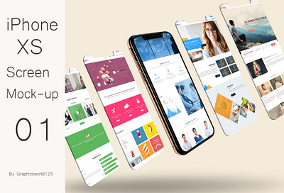 iPhone XS Screen Mock-up 01 iphone 16