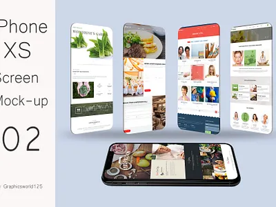 iPhone XS Screen Mock-up 02 iphone 16