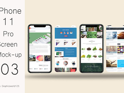 iPhone 11 Pro Screen Mock-up 03 iphone 16