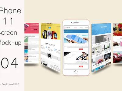iPhone 8+ Screen Mock-up 01 iphone 16