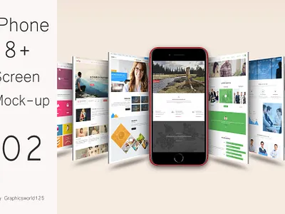 iPhone 8+ Screen Mock-up 02 iphone 16