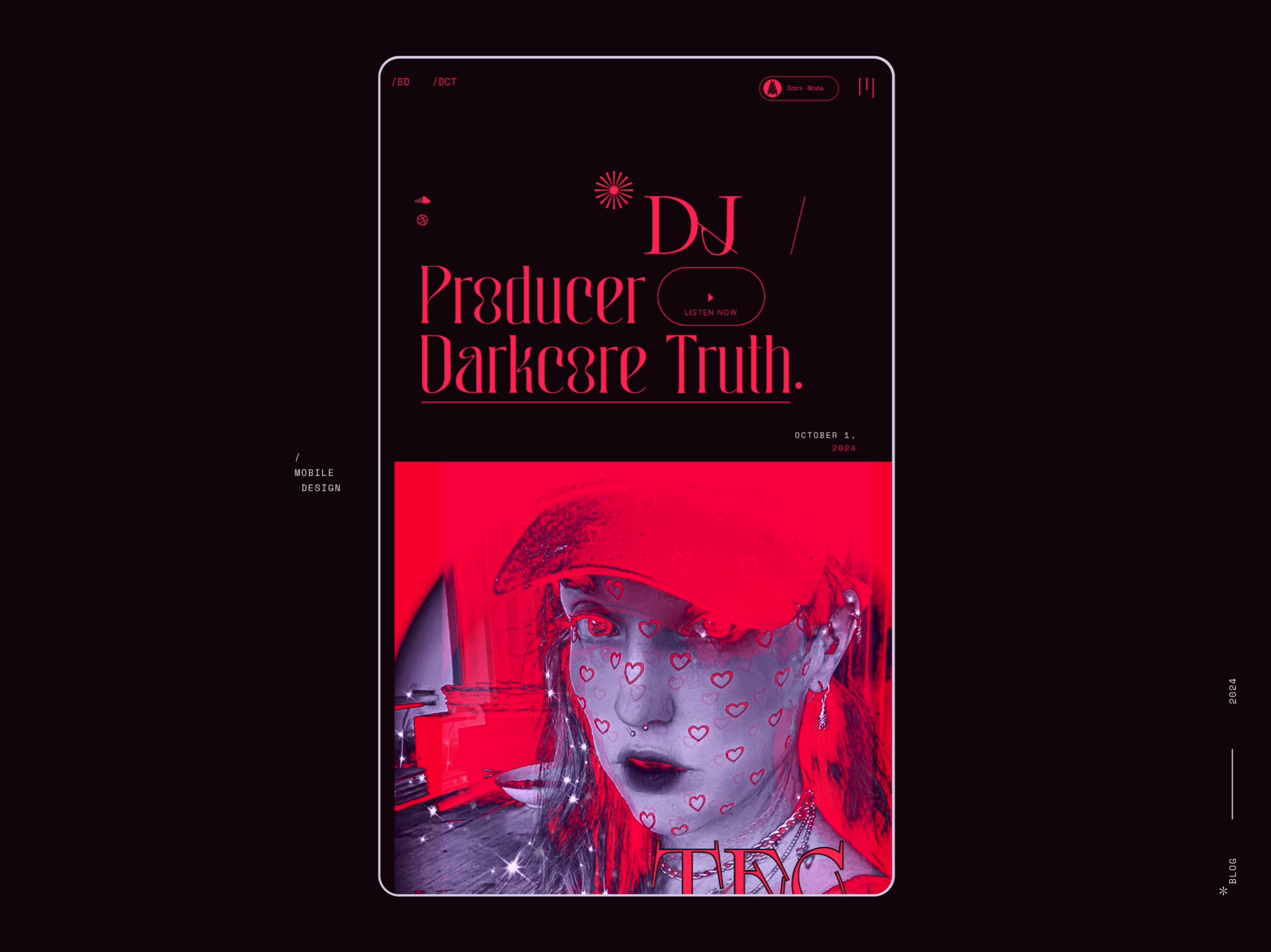 Example of Interactive Landing Page Design
