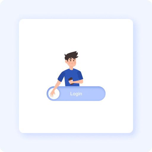 Smooth and Minimalist Login Animation animation illustration logo ui ux vector