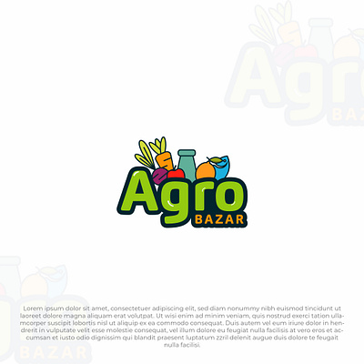 Agro Bazar - Logo Design 3d agro agrobazar bazar branding graphic design logo logodesign organic