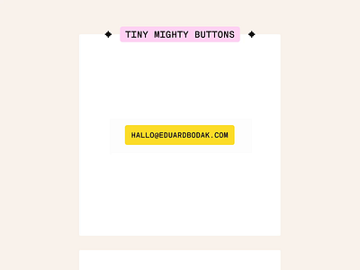 Tiny Mighty Buttons | Webflow CSS Buttons animation button button animation button hover button library clean components css hover interaction interface library micro animation micro interaction motion ui ui design ux ux design webflow