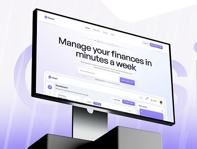 Money Management SaaS Website business design finance landing page finance website fintech landing page fintech website homepage live product money money control website money management landing page money management website saas saas website saas website design ui8 ui8 product uidesign uiux design webdesign