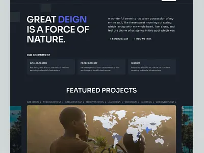 Digital Agency Website Design Concept agency landing page agency website business website company website dark web site digital agency ifnlinks landing page service website ui design