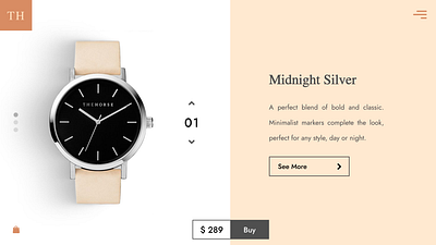 Product Pages UI Design app branding clean design graphic design illustration logo minimalist modern product product page simple typography ui ux vector watch