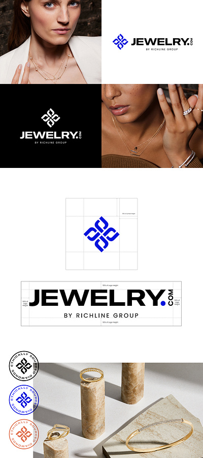 Logo Design branding ecommerce jewelry ecommerce logo design luxury brand