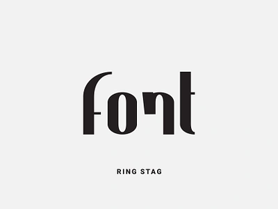 Ring Stag Font font