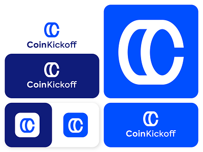 CoinKickoff branding c c logo clean coin coin logo design flat flat logo geometric logo graphic design letter c logo logo minimal minimal logo modern logo simple logo