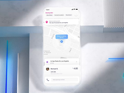 Generative UI for Uber ai booking car carshare gen generative gpt interface learning machine ml open ai order selection simple uber ui voice wave white