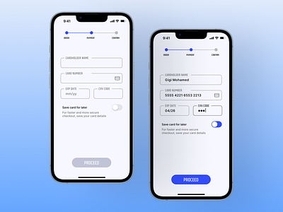 Credit card checkout page - Daily ui design mobile app app app design application credit card daily ui dailyui design mobile app ui ui design uiux