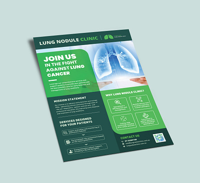 MEDICAL FLYER DESIGN a4 template branding brochure fryer graphic design medical newsletter