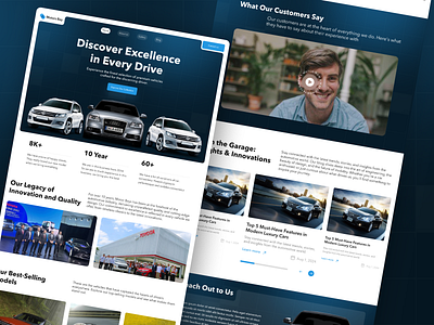 Car Dealership Website Design figma design landing page prototype ui ui design ui designer uiux uiux design uiux designer ux ux design ux designer visual design website website design