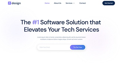 Tech Start-up Landing Page